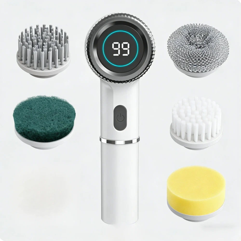 Electric Cleaning Brush Set