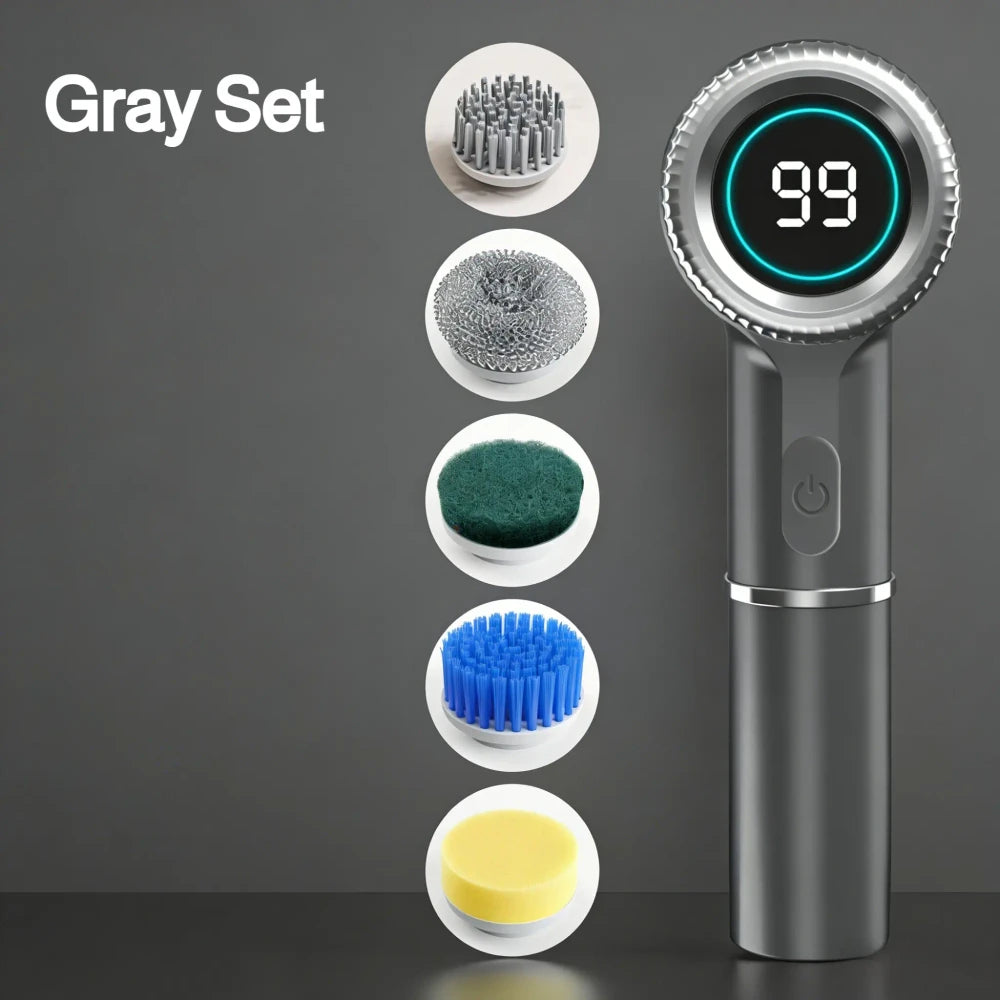 Electric Cleaning Brush Set