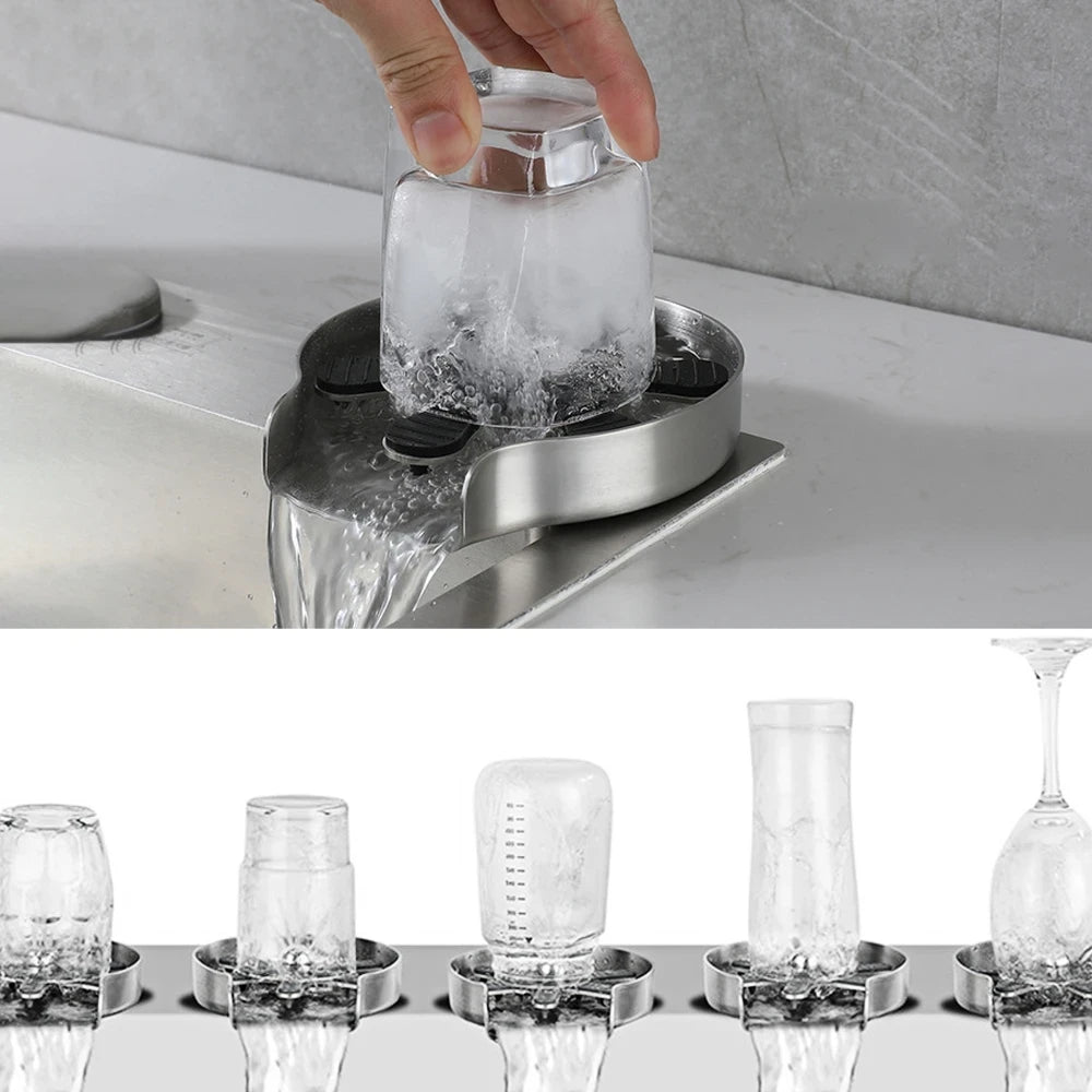 Automatic Stainless Steel Glass Rinser