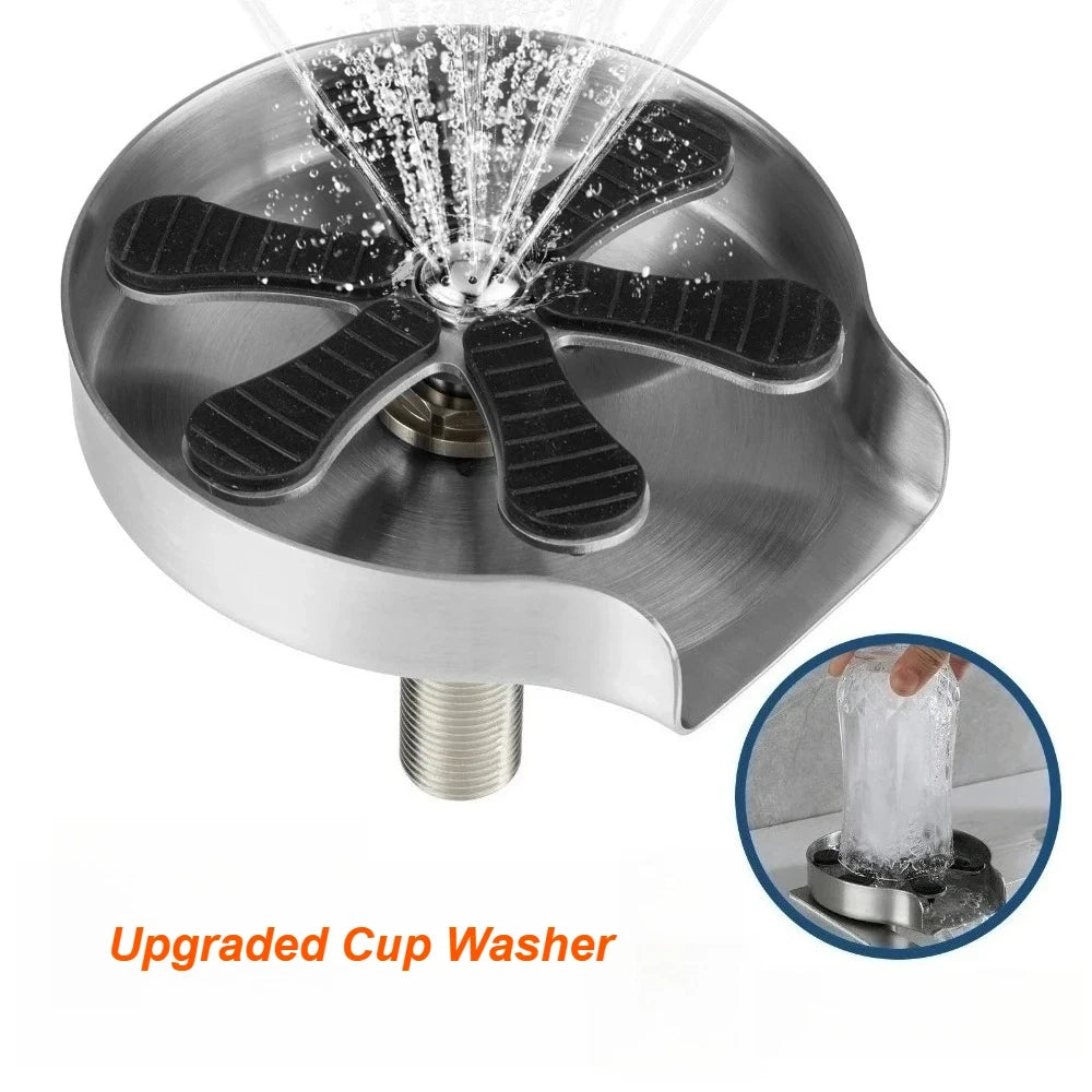 Automatic Stainless Steel Glass Rinser