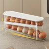 Bilayer Rolling Egg Storage Dispenser