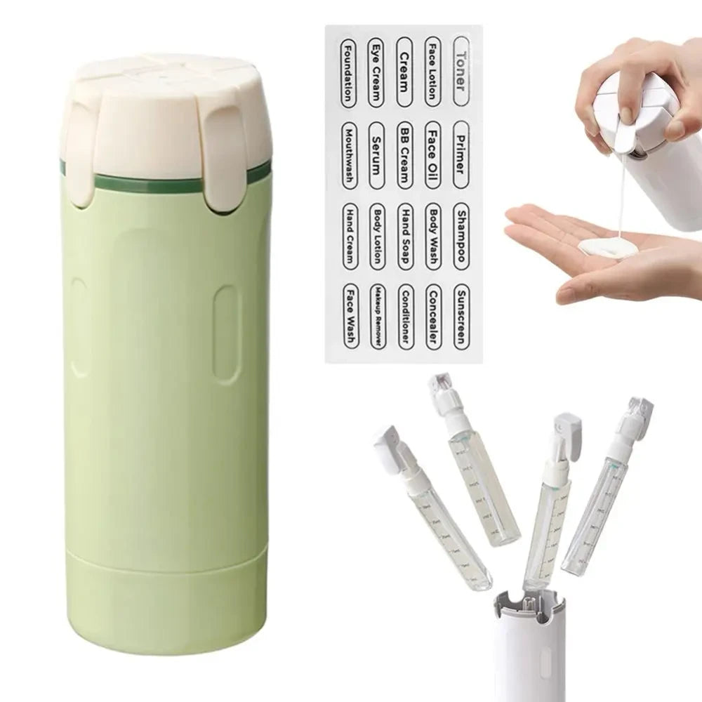 Portable 4 in 1 Travel Dispenser