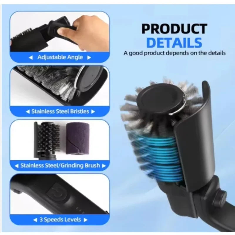 Wireless Rotating Grill Cleaning Brush
