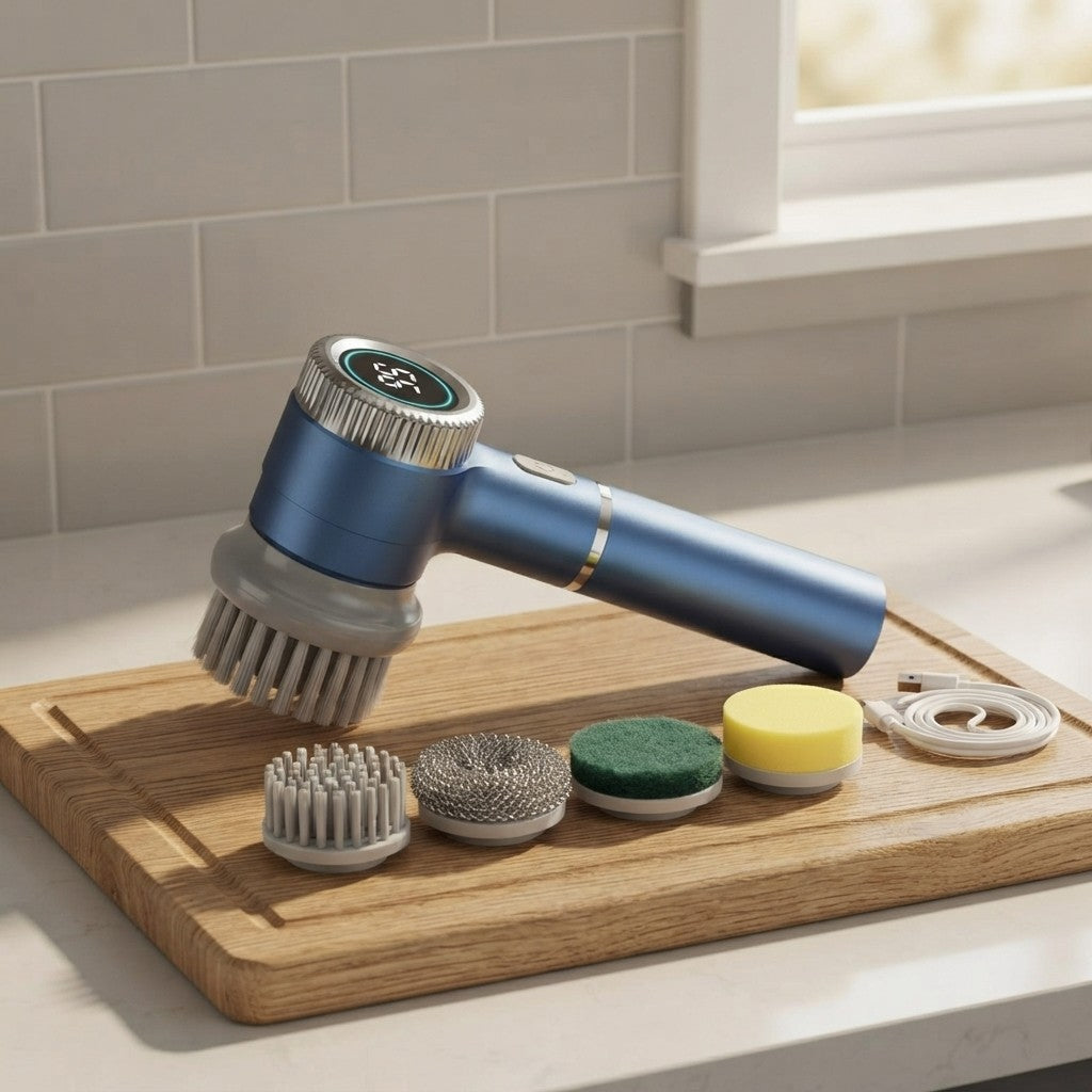 Electric Cleaning Brush Set