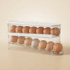 Bilayer Rolling Egg Storage Dispenser