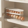 Bilayer Rolling Egg Storage Dispenser