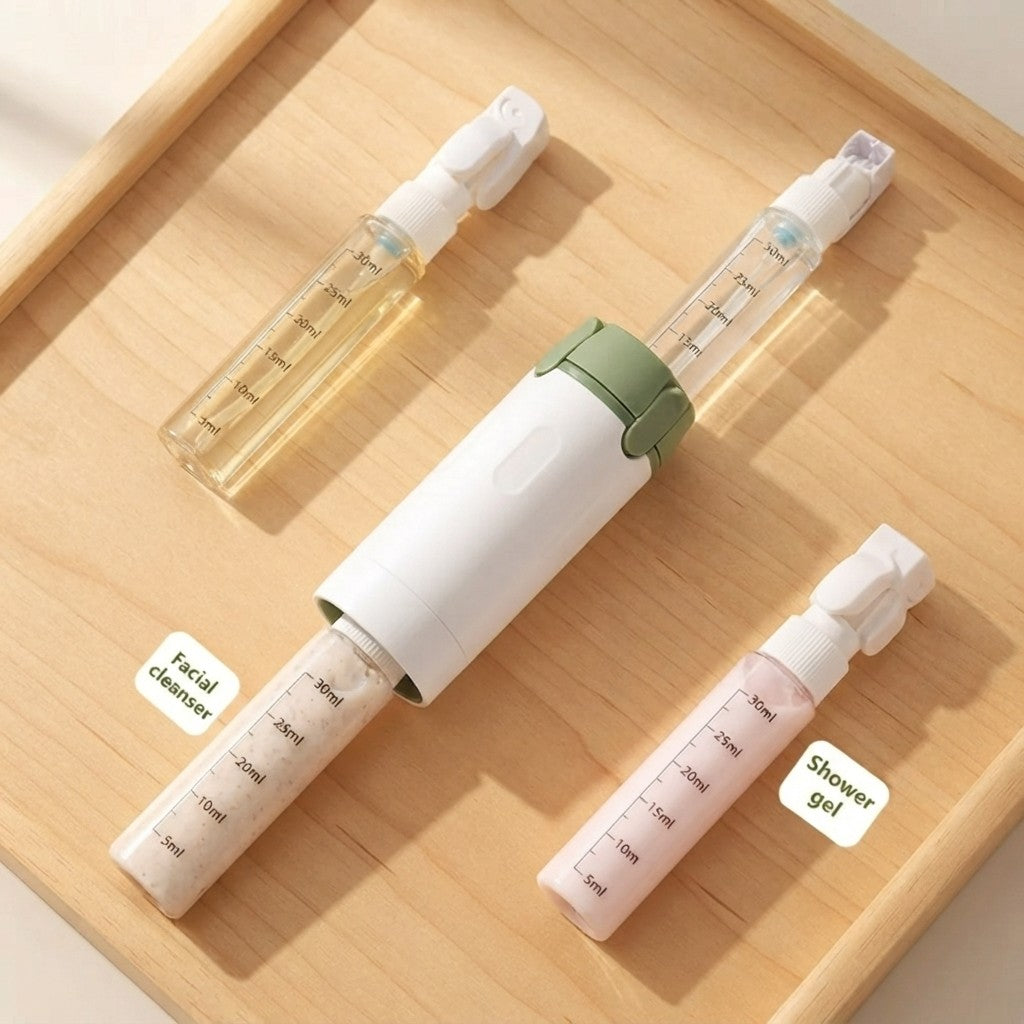 Portable 4 in 1 Travel Dispenser